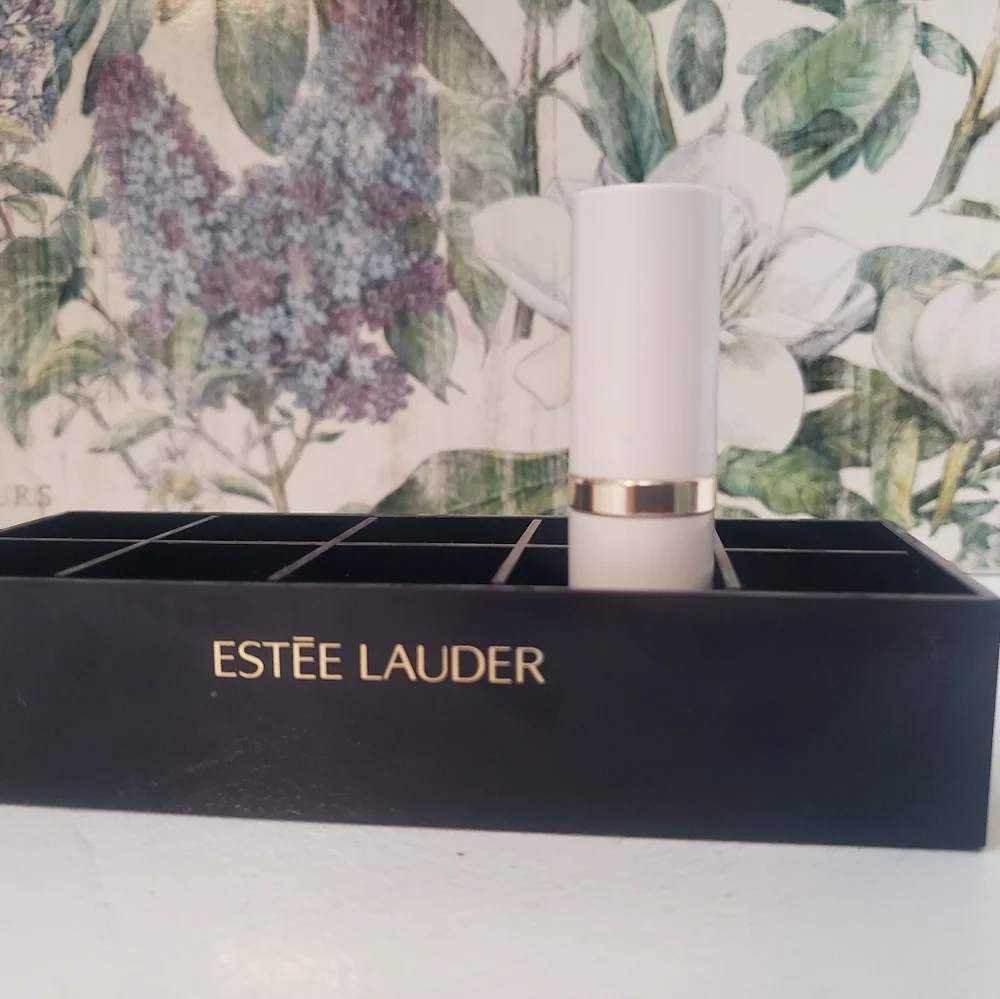 Lipstic Organizer & Rebellious Rose 420 Lipstick Estee Lauder